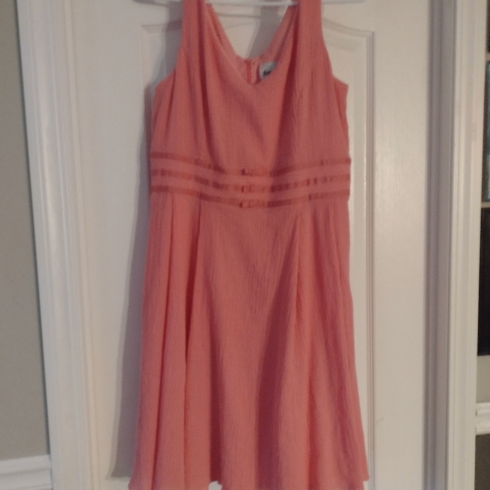 Another Thyme Salmon Color Dress